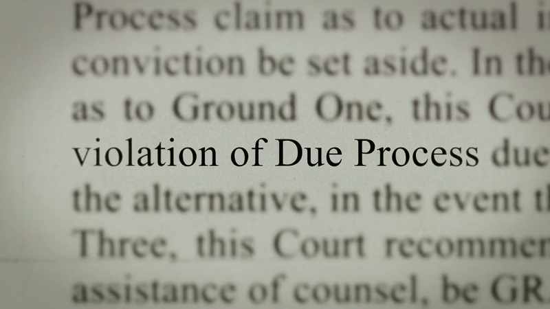 She also granted a Due Process claim saying that
