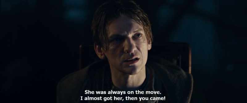She was always on the move. I almost got her, then you came!