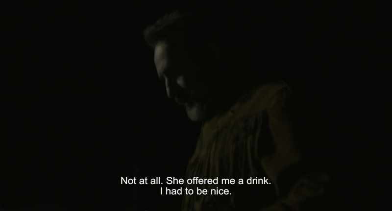 She bought me a drink. I had to be nice