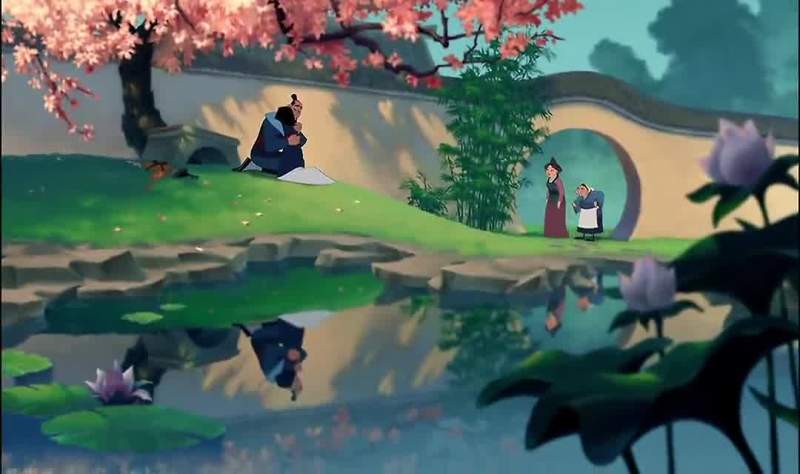 SIGHS GreatShe brings home a swordIf you ask me she should've brought home a manExcuse me Does Fa Mulan live hereThank youWhoo Sign me up for the next war