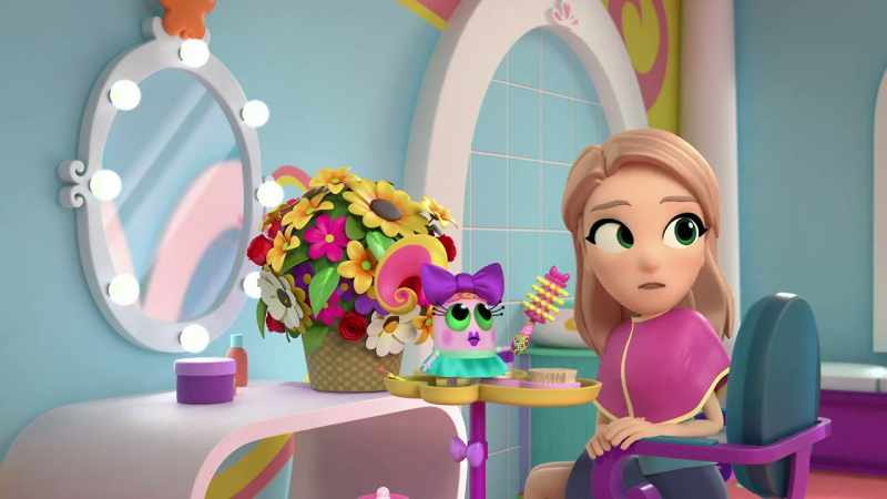 She brought this bouquet, and then she