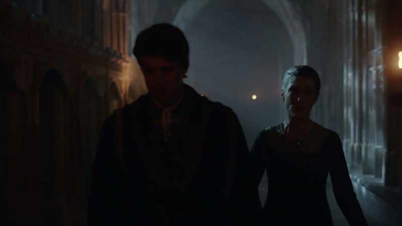 She cannot be here in the palace