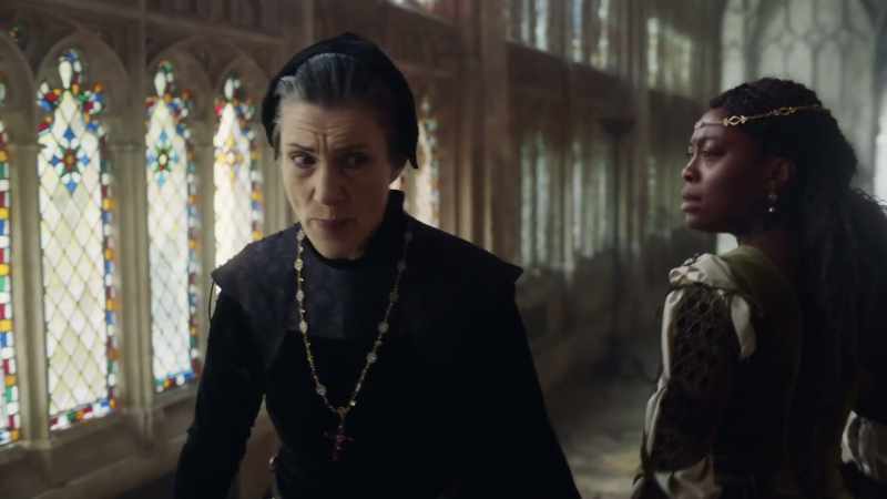 She cannot marry anyway, not without the pope