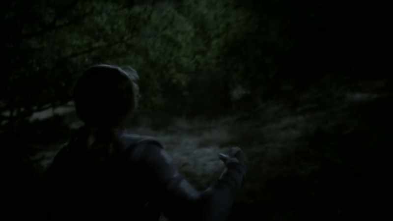 SHE COULD HEAR HIM COMING, CHASING HER, CATCHING UP