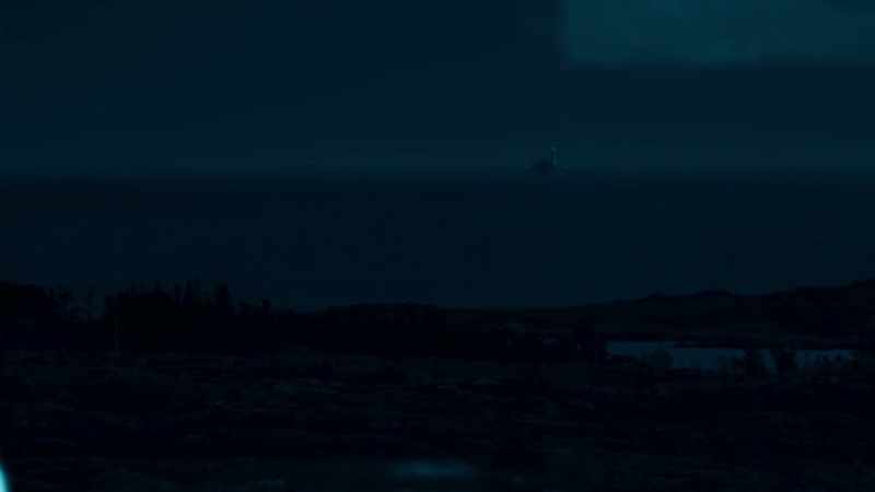 She could read in bed sitting up with the lighthouse light flashing