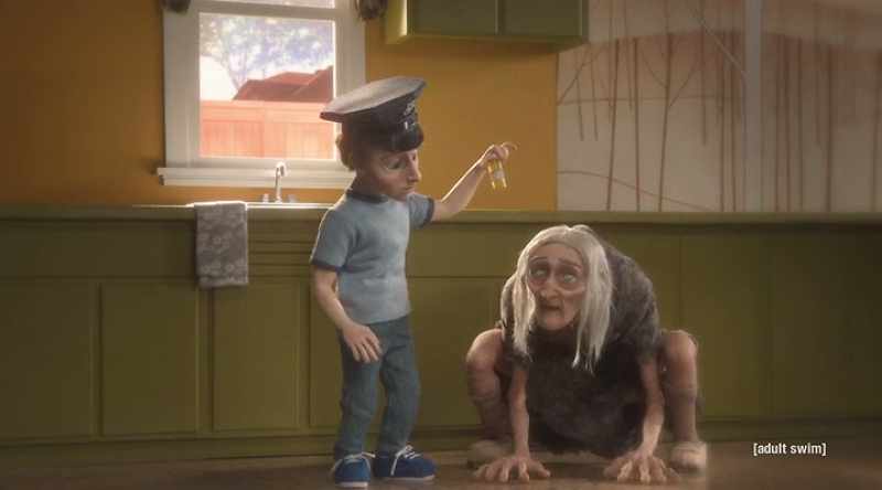 She could shake... Here, Nana, Nana! Good Nana!