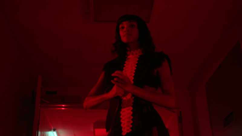 She created this facade, this fabrication of a world