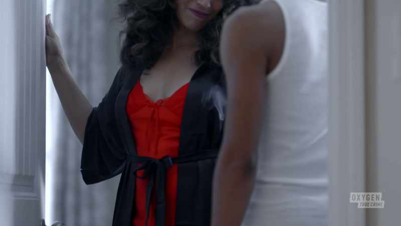 She dominates him and, he will do whatever she says