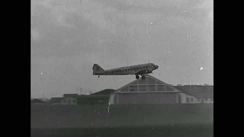 She flew on the last plane that left the UK