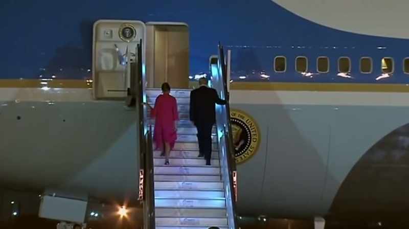 She gives that briefing at virtually the exact moment