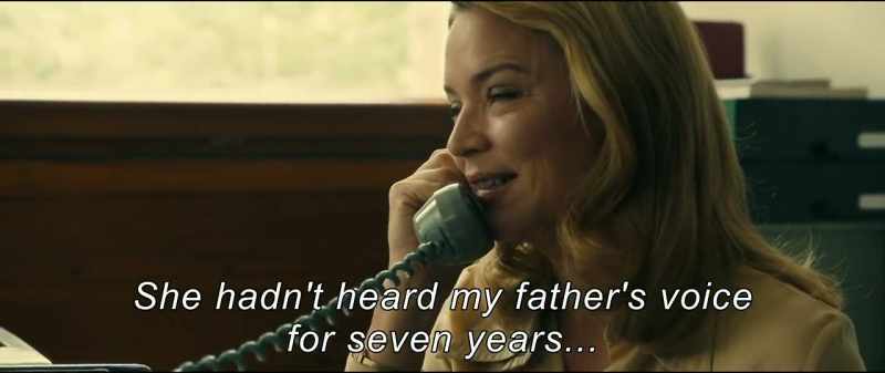 She hadn't heard my father's voice for seven years