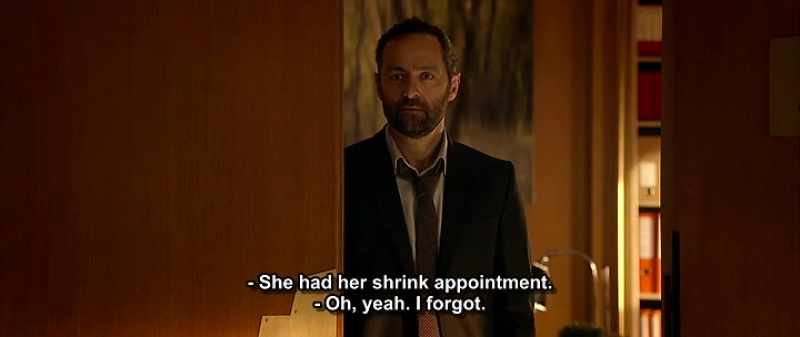 She had her shrink appointment. - Oh, yeah. I forgot