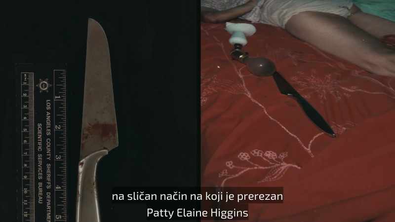 She had her throat slit
