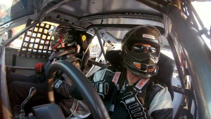 She is holding first gear the whole way. Yes!