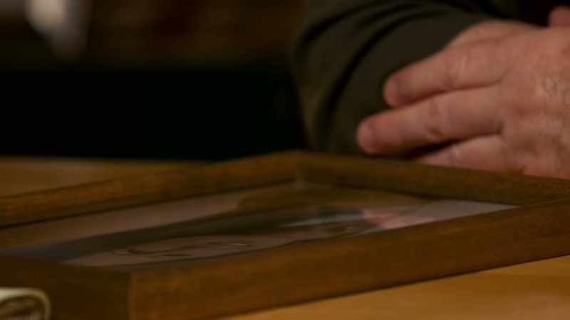 She holds memories
