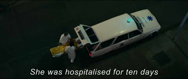 She was hospitalized for ten days