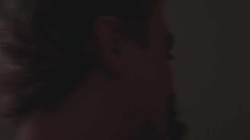 She just sat there on that bed right behind you