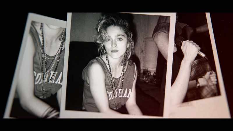 She was just there with three dancers, and I was in the deejay booth