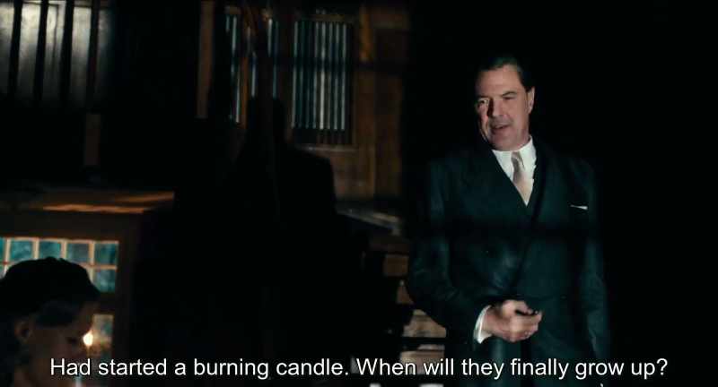 She Left a candle burning. When will she finally grow up?