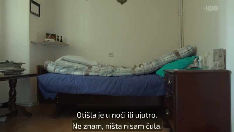 She left at night or in the morning