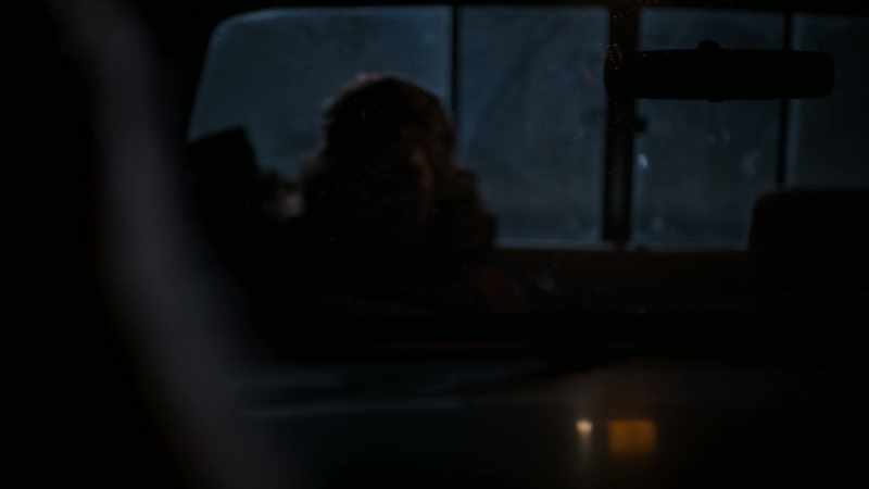 She looked straight ahead like she was dead to the world