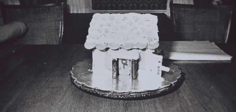 She had made a gingerbread house