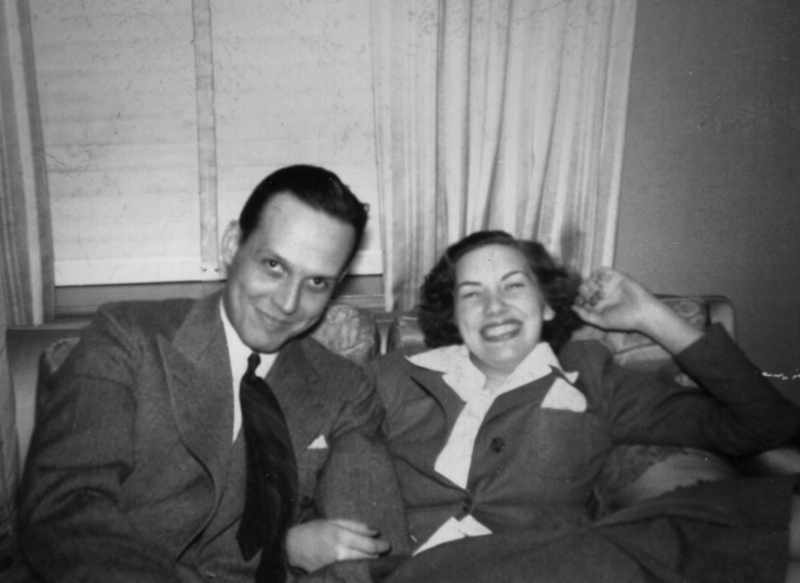 She was most at ease at a party or having a party