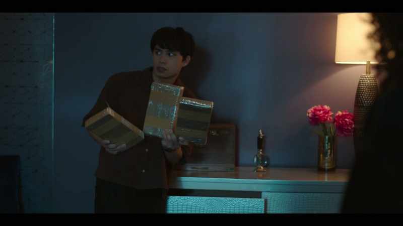 She must, like, really like wrapping books