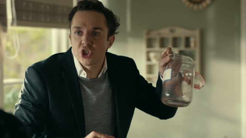 She... she opened this jar and she scooped it