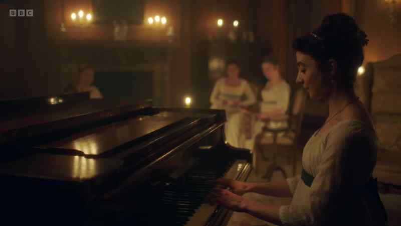 SHE PLAYS BACH'S PRELUDE IN C MAJOR
