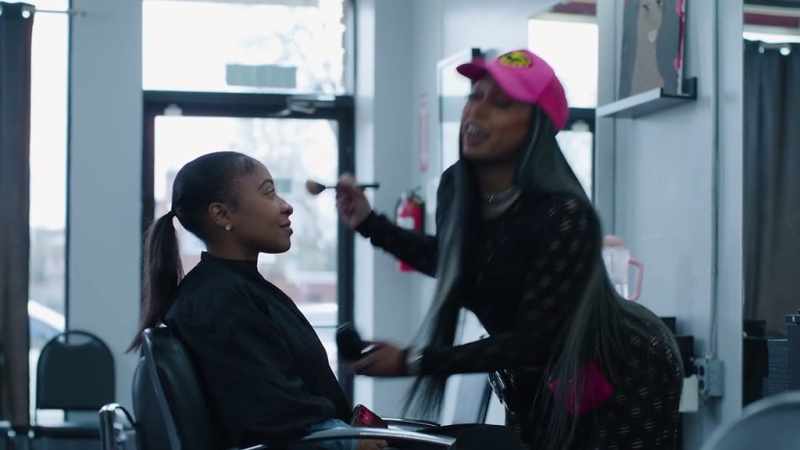 She probably dropped the shampoo