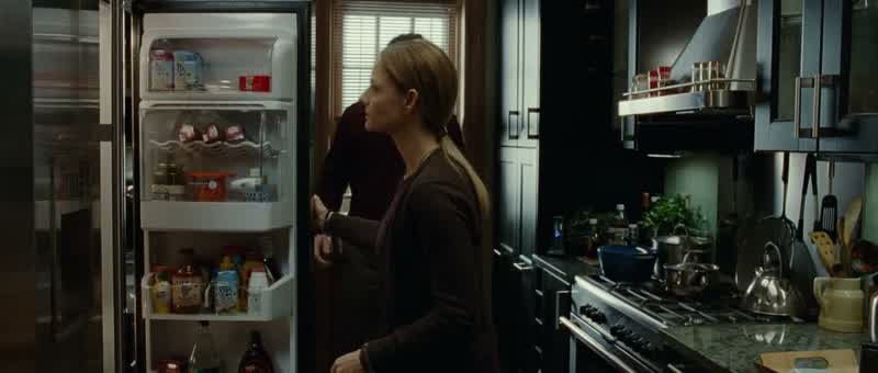 She put the cobbler in the fridge again