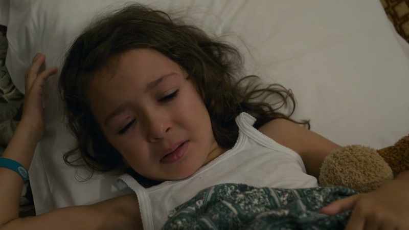 She ran away and cried!