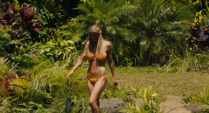 She really wears that bikini wellYeahYou know what she'd wear well Dental floss and a pirate hat