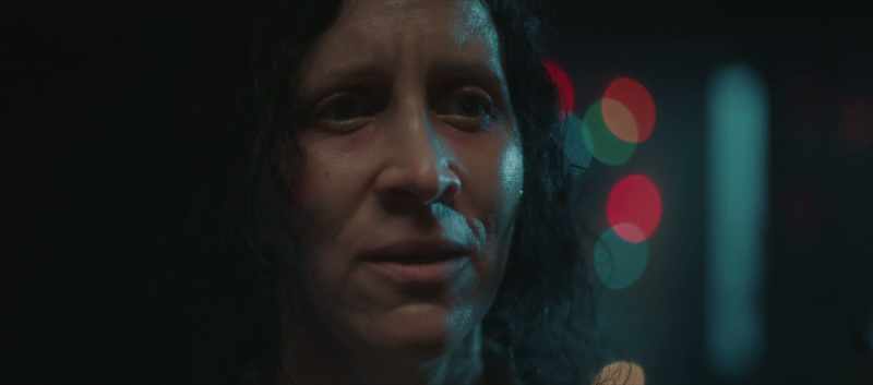 She was right there