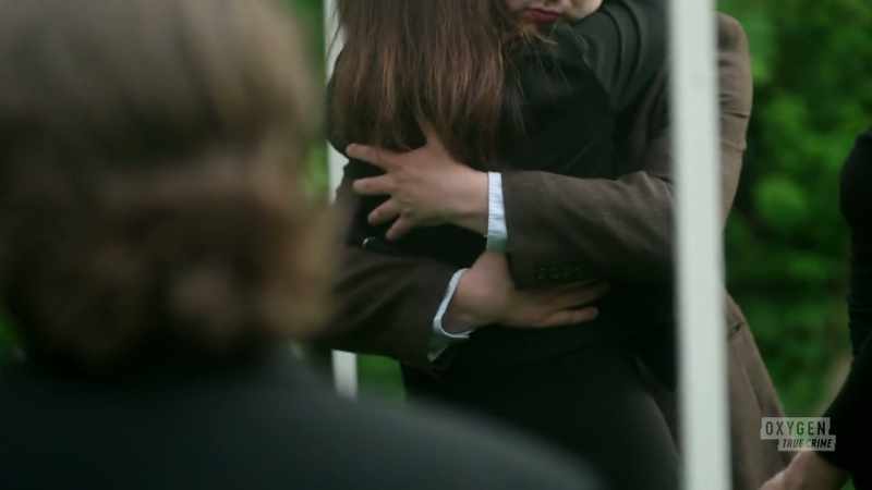 She was right up close to him