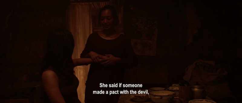 She said if someone made a pact with the devil
