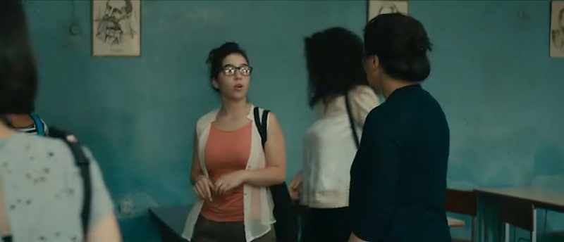 She skipped her other classes. -She's missed too many classes