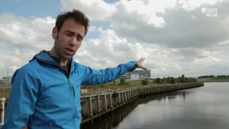She slid into the Clyde just over there