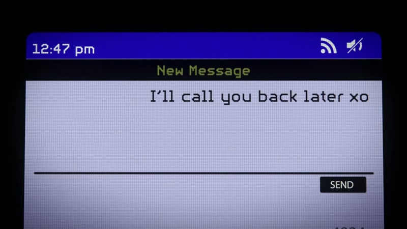 She stopped answering any calls or texts at 12:47