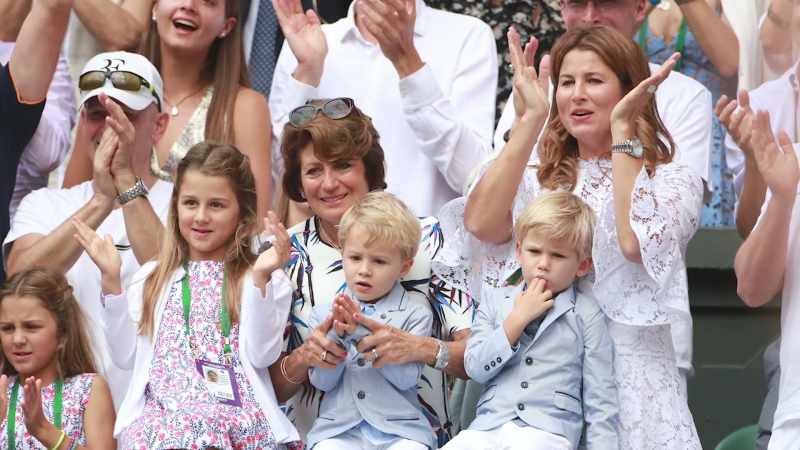 She has supported Federer throughout their relationship