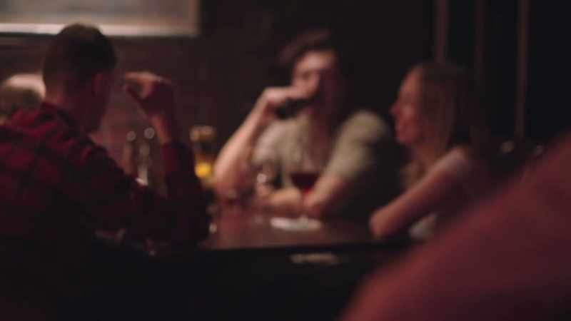 She had talked to several people in the bar