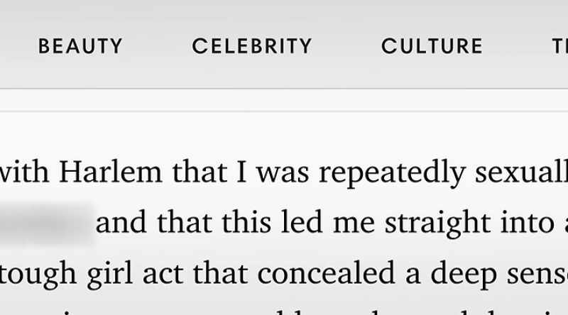 She talks about the psychology and trauma she went through