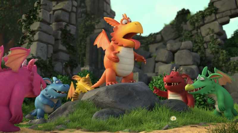 She taught young dragons all the things that dragons need to know