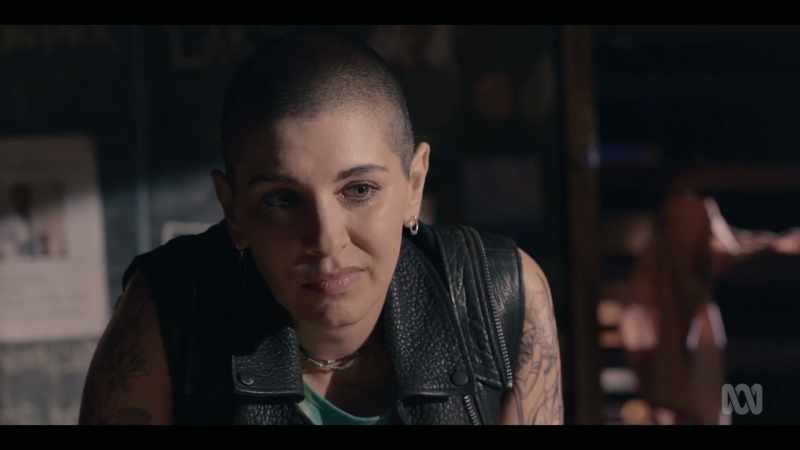 She took one look at those tattoos and she said