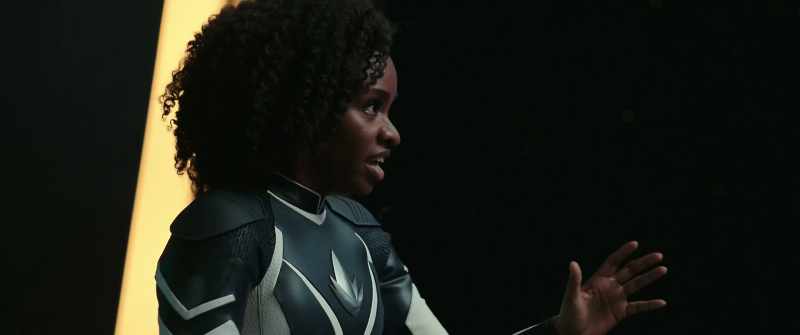 She tore a hole in space-time