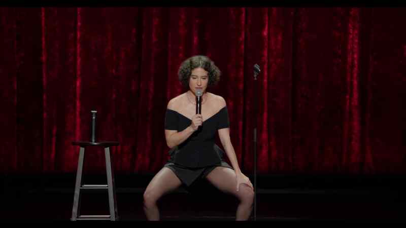 She was tushy to pussy. - [audience laughing]