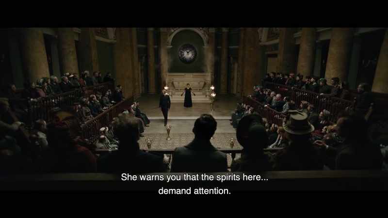 She warns you that the spirits here... demand attention