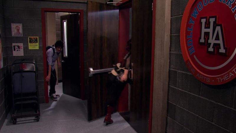 SHE WENT IN HERE