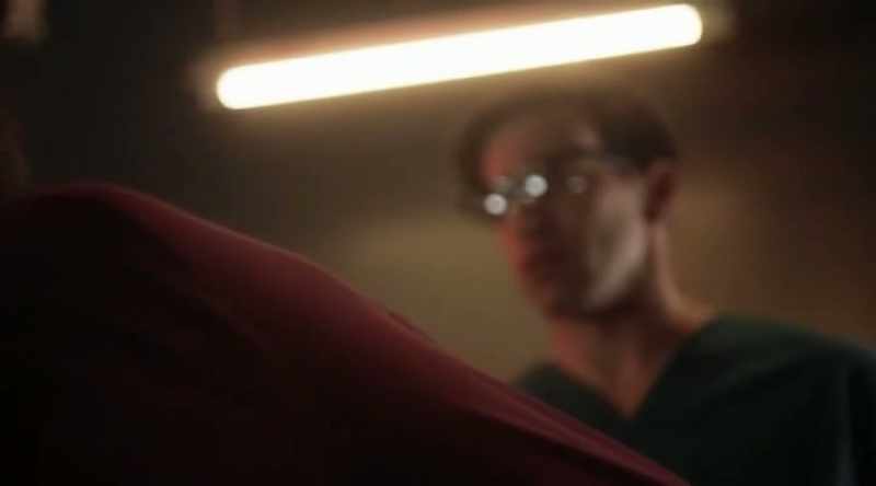 She went to the testing room. There's no way out
